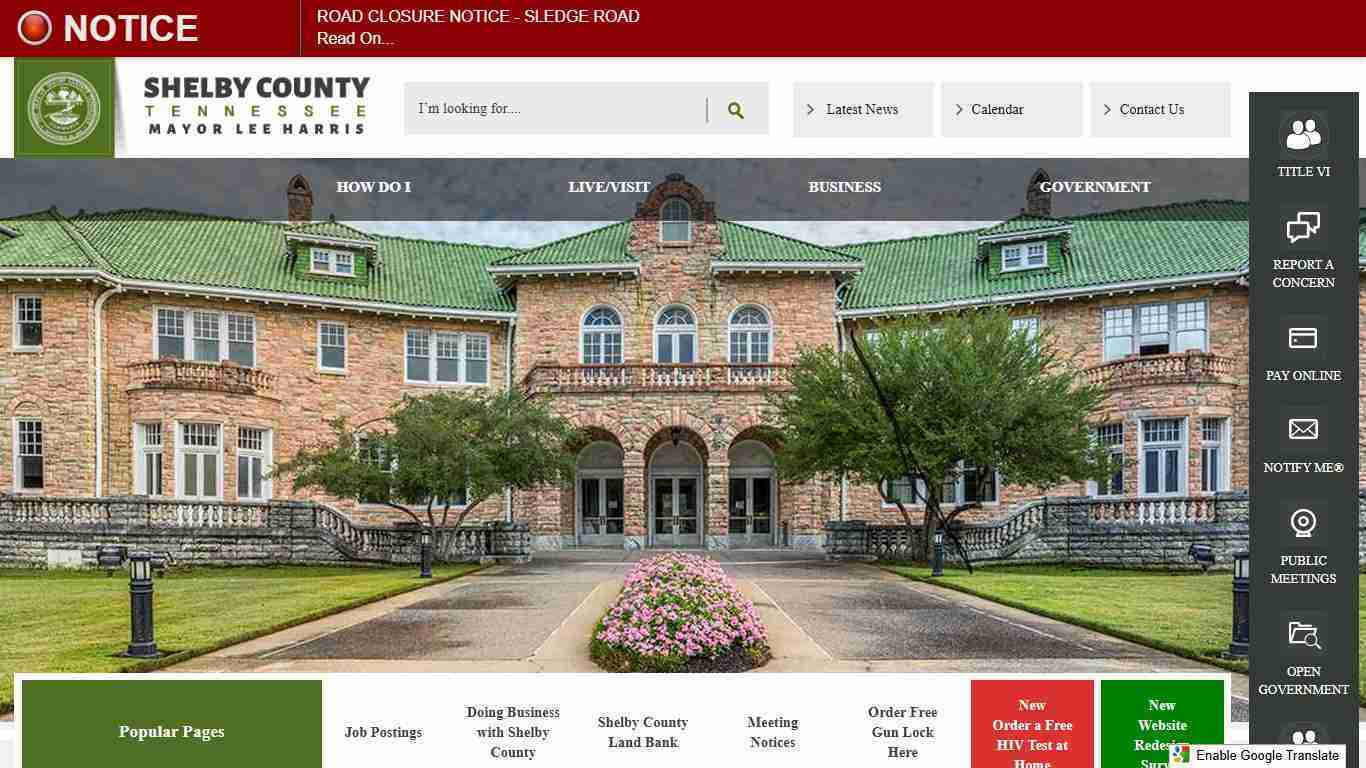 Shelby County, TN - Official Website | Official Website